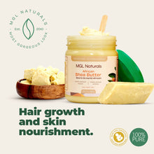 Load image into Gallery viewer, MGL Naturals Unrefined African Shea Butter 1 lb | 16oz Jars