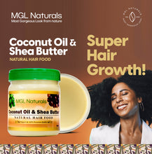 Load image into Gallery viewer, MGL Naturals Coconut Oil and Shea Butter Hair Food