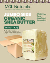 Load image into Gallery viewer, MGL Naturals Unrefined African Shea Butter 50 lb Ivory | White