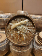 Load image into Gallery viewer, African Black Soap in Coconut Pot