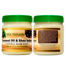 Load image into Gallery viewer, MGL Naturals Coconut Oil and Shea Butter Hair Food
