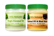 Load image into Gallery viewer, MGL Naturals Coconut Oil and Shea Butter Hair Food 1lb