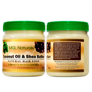 MGL Naturals Coconut Oil and Shea Butter Hair Food