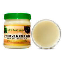 Load image into Gallery viewer, MGL Naturals Coconut Oil and Shea Butter Hair Food
