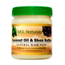 Load image into Gallery viewer, MGL Naturals Coconut Oil and Shea Butter Hair Food
