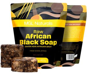 Raw African Black Soap