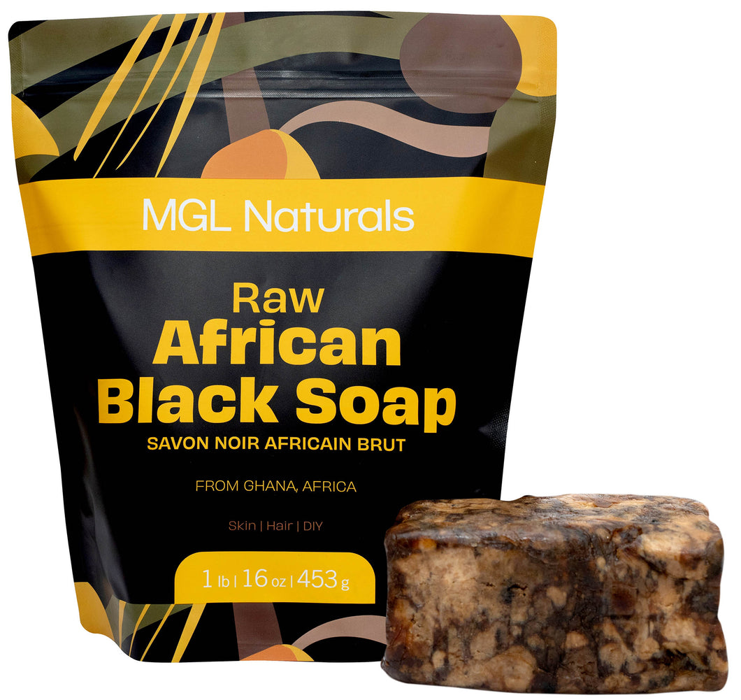 Raw African Black Soap