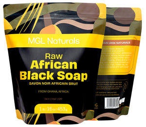 Raw African Black Soap