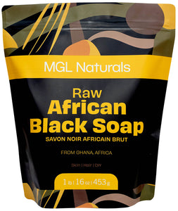 Raw African Black Soap