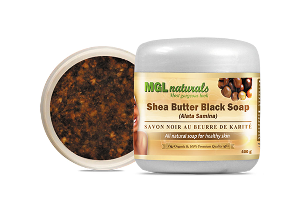 African Black Soap with Shea Butter